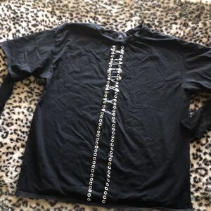 Fishnet Safety Pin shirt